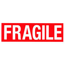 Étiquette Fragile - Garder Sec